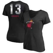 Bam Adebayo Women's Miami Heat Black Midnight Mascot T-Shirt