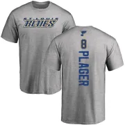 Barclay Plager St. Louis Blues Backer T-Shirt - Ash