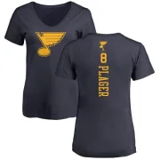 Barclay Plager Women's St. Louis Blues One Color Backer T-Shirt - Navy