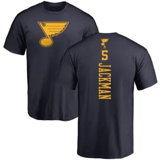 Barret Jackman St. Louis Blues One Color Backer T-Shirt - Navy