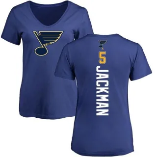 Barret Jackman Women's St. Louis Blues Backer T-Shirt - Blue