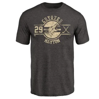 Barrett Hayton Arizona Coyotes Insignia Tri-Blend T-Shirt - Black