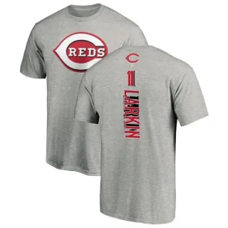 Barry Larkin Cincinnati Reds Backer T-Shirt - Ash