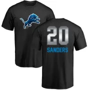 Barry Sanders Detroit Lions Midnight Mascot T-Shirt - Black