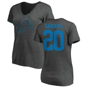 Barry Sanders Women's Detroit Lions One Color T-Shirt - Ash