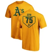 Barry Zito Oakland Athletics RBI T-Shirt - Gold