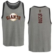 Barry Zito San Francisco Giants Backer Tri-Blend Tank - Heathered Gray