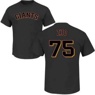 Barry Zito San Francisco Giants Name & Number T-Shirt - Black