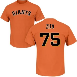 Barry Zito San Francisco Giants Name & Number T-Shirt - Orange