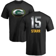 Bart Starr Green Bay Packers Midnight Mascot T-Shirt - Black