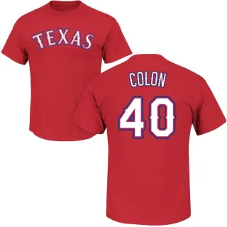 Bartolo Colon Texas Rangers Name & Number T-Shirt - Red