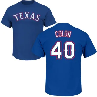 Bartolo Colon Texas Rangers Name & Number T-Shirt - Royal