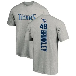 Beau Brinkley Tennessee Titans Backer T-Shirt - Ash