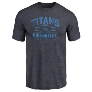 Beau Brinkley Tennessee Titans Flanker Tri-Blend T-Shirt - Navy