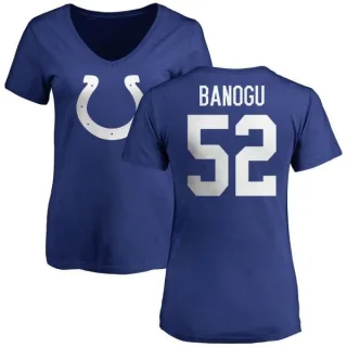 Ben Banogu Women's Indianapolis Colts Name & Number Logo Slim Fit T-Shirt - Royal