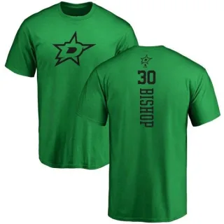 Ben Bishop Dallas Stars One Color Backer T-Shirt - Kelly Green