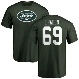 Ben Braden New York Jets Name & Number Logo T-Shirt - Green