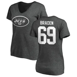 Ben Braden Women's New York Jets One Color T-Shirt - Ash