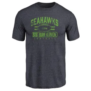 Ben Burr-Kirven Seattle Seahawks Flanker Tri-Blend T-Shirt - Navy