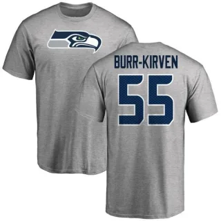 Ben Burr-Kirven Seattle Seahawks Name & Number Logo T-Shirt - Ash