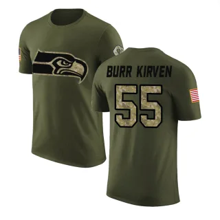 Ben Burr-Kirven Seattle Seahawks Olive Salute to Service Legend T-Shirt