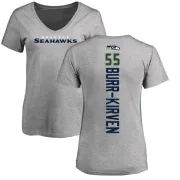 Ben Burr-Kirven Women's Seattle Seahawks Backer V-Neck T-Shirt - Ash