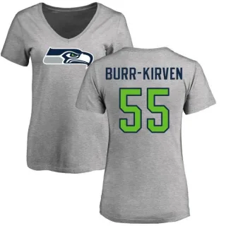 Ben Burr-Kirven Women's Seattle Seahawks Name & Number Logo Slim Fit T-Shirt - Ash