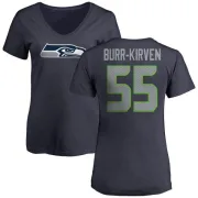 Ben Burr-Kirven Women's Seattle Seahawks Name & Number Logo Slim Fit T-Shirt - Navy