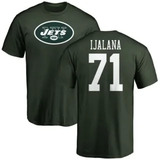 Ben Ijalana New York Jets Name & Number Logo T-Shirt - Green