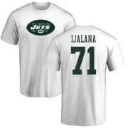 Ben Ijalana New York Jets Name & Number Logo T-Shirt - White