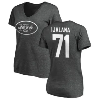 Ben Ijalana Women's New York Jets One Color T-Shirt - Ash