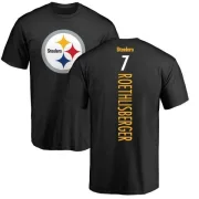 Ben Roethlisberger Pittsburgh Steelers Backer T-Shirt - Black