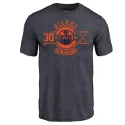 Ben Scrivens Edmonton Oilers Insignia Tri-Blend T-Shirt - Navy