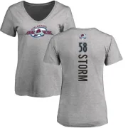 Ben Storm Women's Colorado Avalanche Backer T-Shirt - Ash