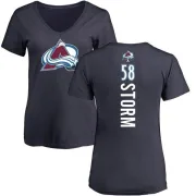 Ben Storm Women's Colorado Avalanche Backer T-Shirt - Navy