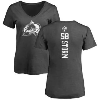 Ben Storm Women's Colorado Avalanche One Color Backer T-Shirt - Charcoal