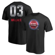 Ben Wallace Detroit Pistons Black Midnight Mascot T-Shirt