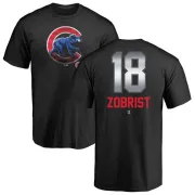 Ben Zobrist Chicago Cubs Midnight Mascot T-Shirt - Black