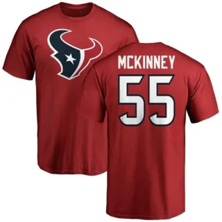 Benardrick McKinney Houston Texans Name & Number Logo T-Shirt - Red