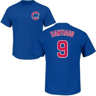 Benito Santiago Chicago Cubs Name & Number T-Shirt - Royal