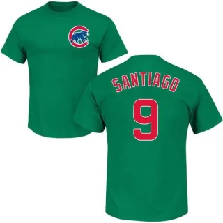 Benito Santiago Chicago Cubs St. Patrick's Day Name & Number T-Shirt - Green