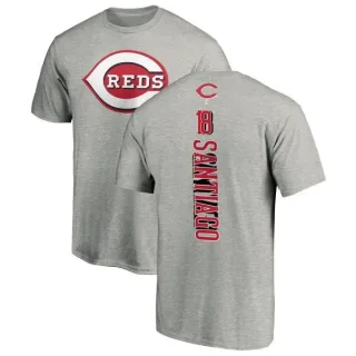 Benito Santiago Cincinnati Reds Backer T-Shirt - Ash