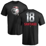 Benito Santiago Cincinnati Reds Midnight Mascot T-Shirt - Black