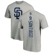 Benito Santiago San Diego Padres Backer T-Shirt - Ash