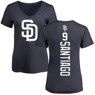 Benito Santiago Women's San Diego Padres Backer Slim Fit T-Shirt - Navy