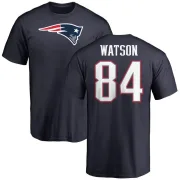 Benjamin Watson New England Patriots Name & Number Logo T-Shirt - Navy