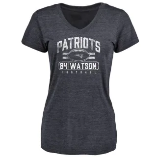 Benjamin Watson Women's New England Patriots Flanker Tri-Blend T-Shirt - Navy