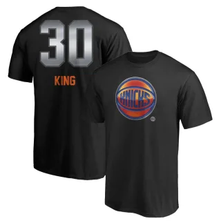 Bernard King New York Knicks Black Midnight Mascot T-Shirt