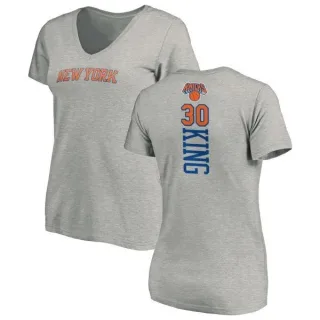 Bernard King Women's New York Knicks Ash Backer T-Shirt