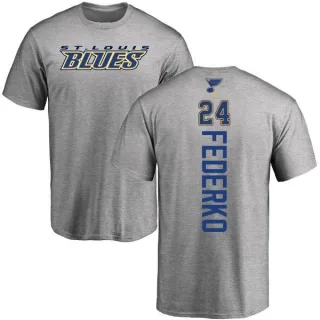 Bernie Federko St. Louis Blues Backer T-Shirt - Ash